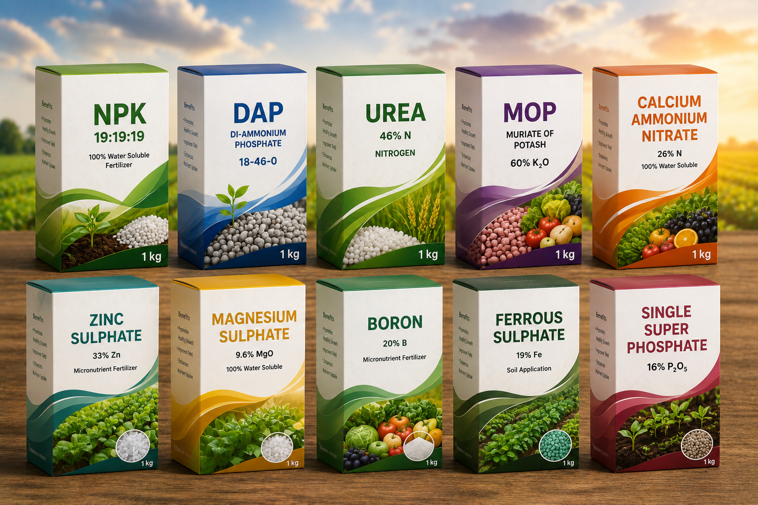 Fertilizer Packaging Boxes & Labels