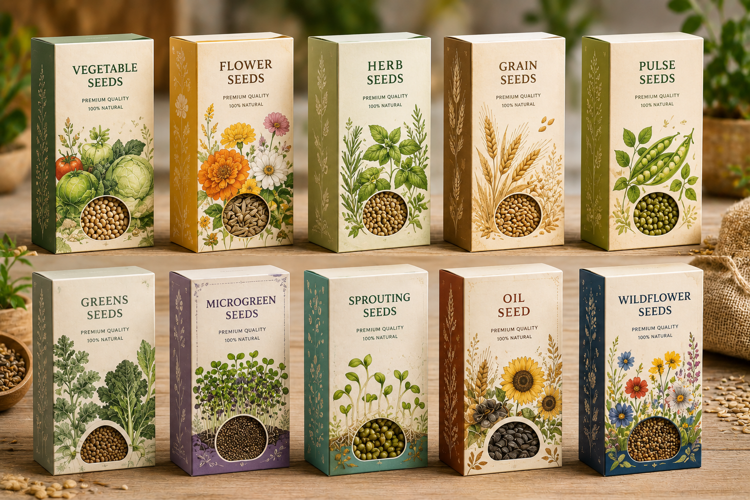 Seed Packaging Boxes