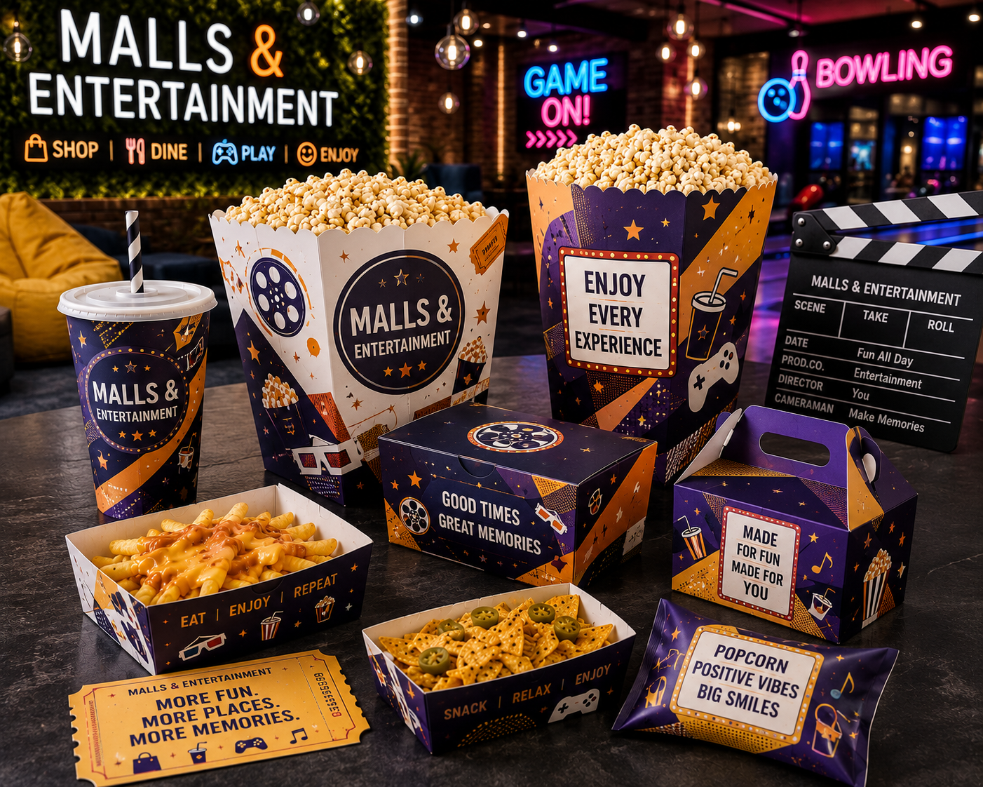 Malls & Entertainment Packaging