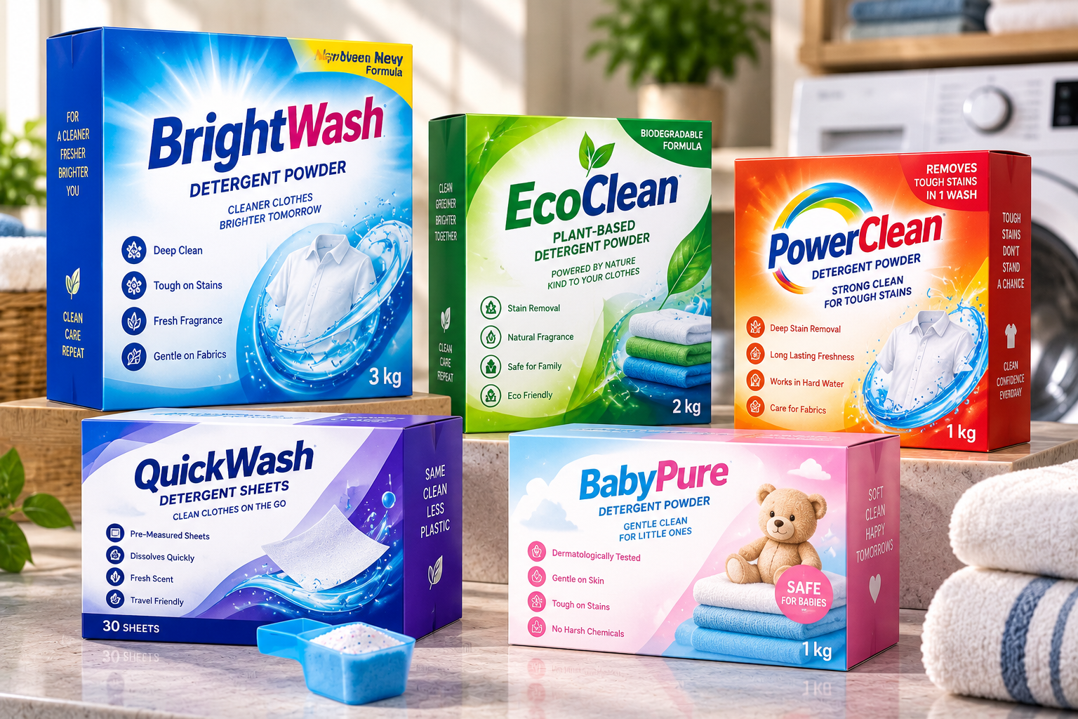 Detergent Boxes