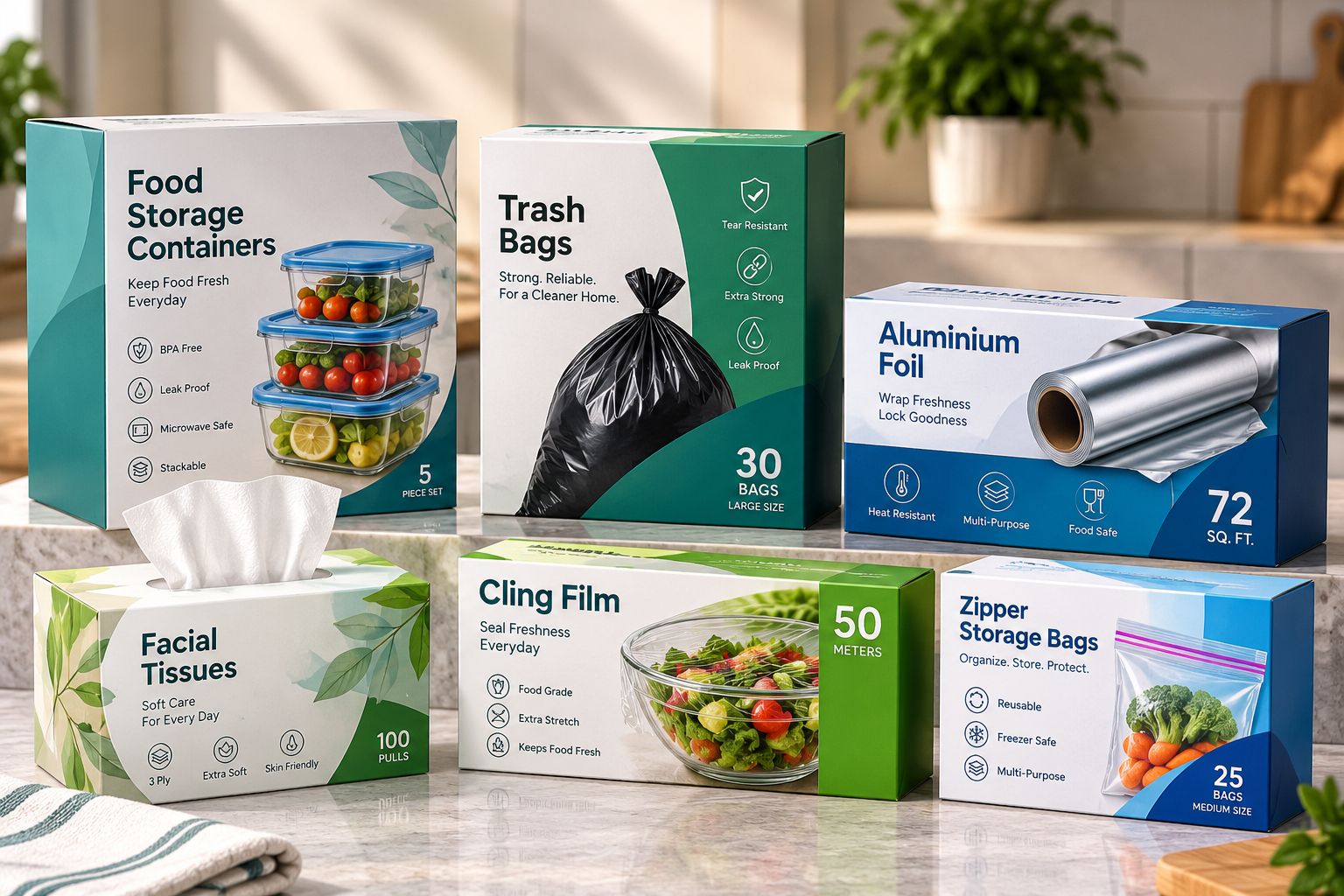 Household Product Boxes