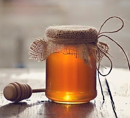Honey Square Glass Bottles
