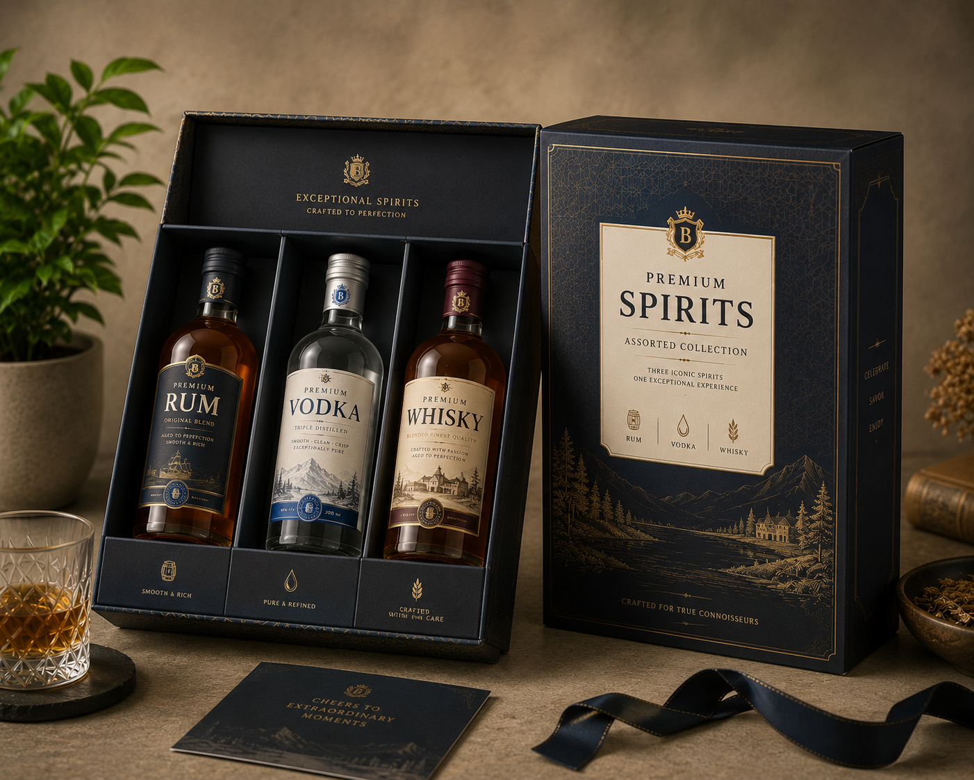 Assorted Liquor Gift Box